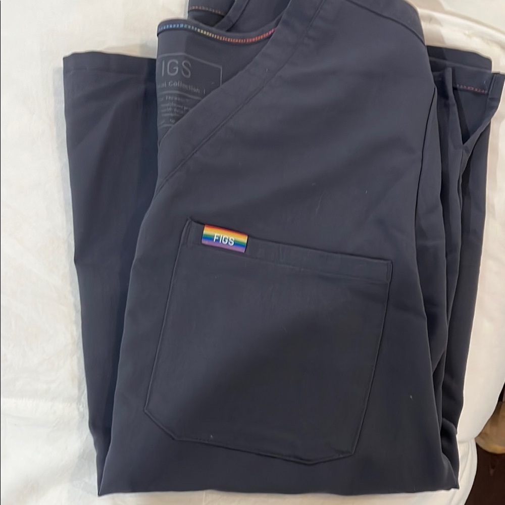 FIGS Pride Edition Gray Catarina Top
